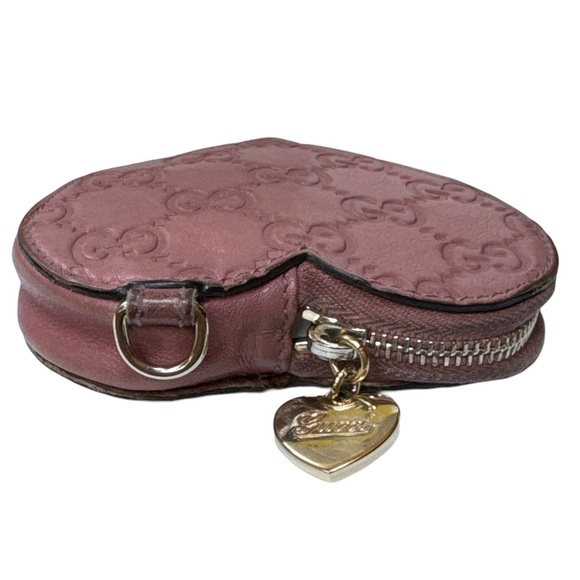 GUCCI Guccissima Heart Shaped Coin Pouch - Picture 5 of 10
